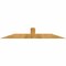Ekena Millwork Portland Rough Sawn Timber Gable Bracket, Western Red Cedar, 84"W x 14"H x 6"D x 6"F, 4/12 Pitch GBW084X14X0606POR00RWR - alternate 1
